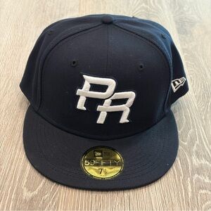 Puerto Rico World Baseball Classic Hat Cap Fitted Mens 7 1/2 Navy White New Era